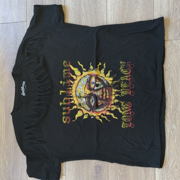 Torrid Sublime Slash Neck Tee Size 